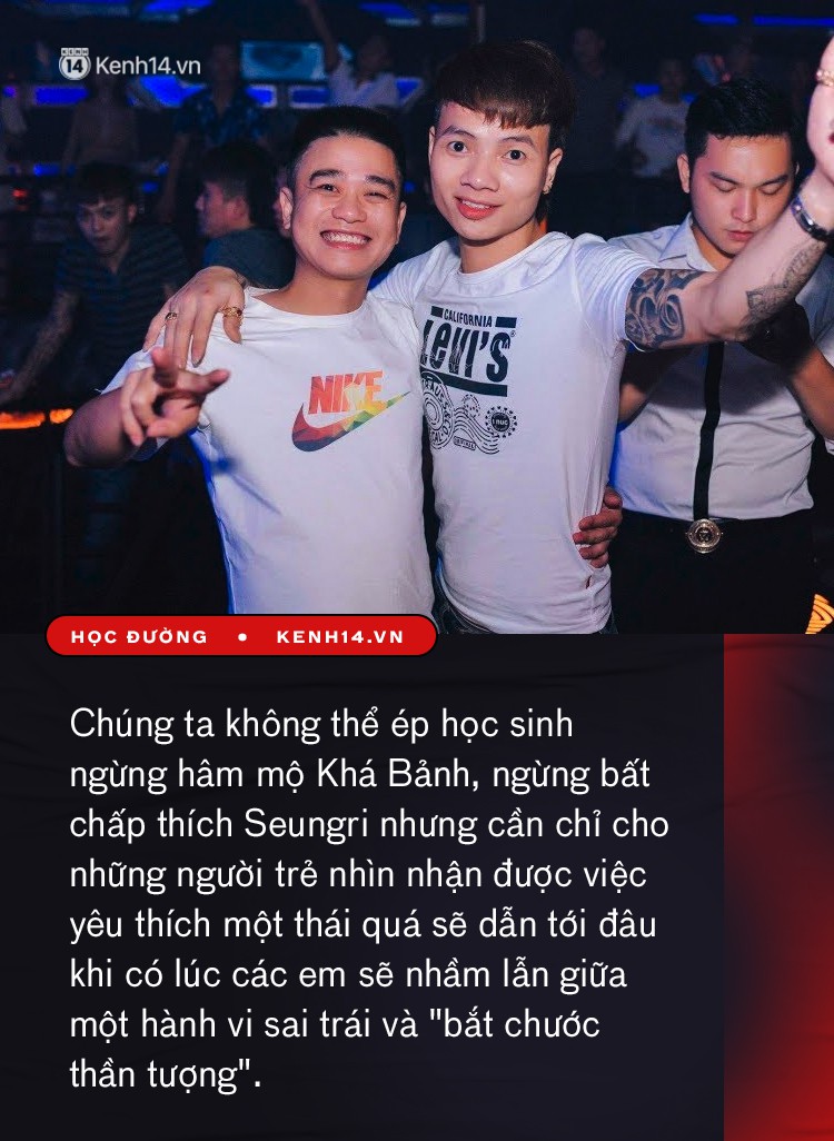 Cuồng Khá Bảnh, bênh Seungri: Văn hoá thần tượng của học sinh đang trở nên xấu xí, lệch lạc đến mức báo động Cuồng Khá Bảnh, bênh Seungri: Văn hoá thần tượng của học sinh đang trở nên xấu xí, lệch lạc đến mức báo động