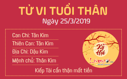 Tử vi thứ 2 ngày 25/3/2019 của 12 con giáp: Thìn có cơ hội thăng quan, Ngọ bị tiểu nhân quấy phá