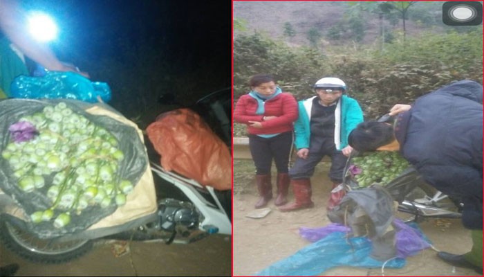 Hai vợ chồng đi xe máy mua 21,5 kg thuốc phiện tươi làm quà biếu