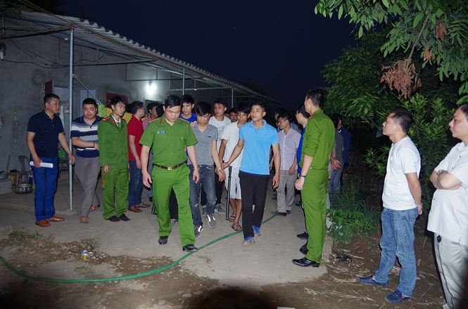 Cận cảnh sới bạc khủng vừa bị công an Hưng Yên triệt phá