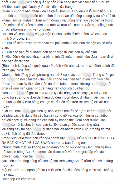 Hà Nội: Khách hàng hãi hùng tố có thạch sùng trong cốc trà sữa