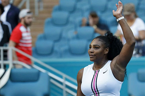 Serena rút lui khỏi Miami Mở rộng