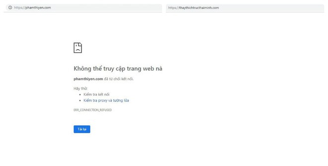 Website của chùa Ba Vàng bị yêu cầu phải dừng hoạt động vì chưa được cấp phép