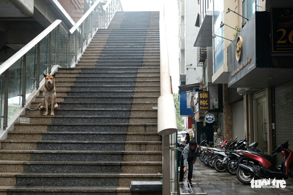 6 tháng rồi mà nhà ga đường sắt Cát Linh - Hà Đông nơi ngổn ngang, nơi ngập rác