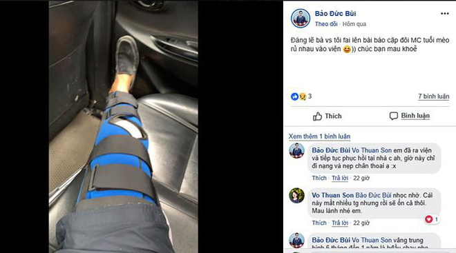 Hai MC nổi tiếng của VTV bị tai nạn, phải nghỉ việc tạm thời