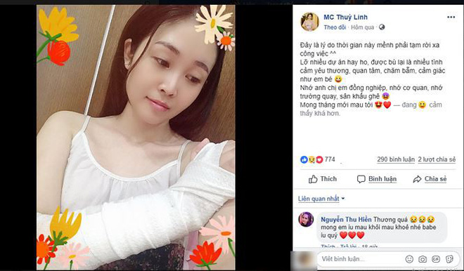 Hai MC nổi tiếng của VTV bị tai nạn, phải nghỉ việc tạm thời