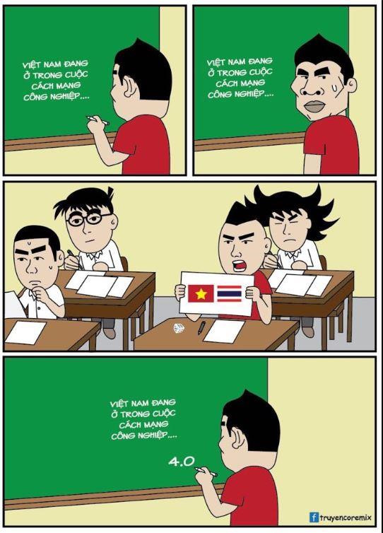 Ảnh chế Bùi Tiến Dũng nằm võng ở trận thắng lịch sử của U23 Việt Nam