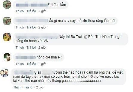 Dân mạng làm loạn Facebook cầu thủ Thái Lan chơi xấu Đình Trọng