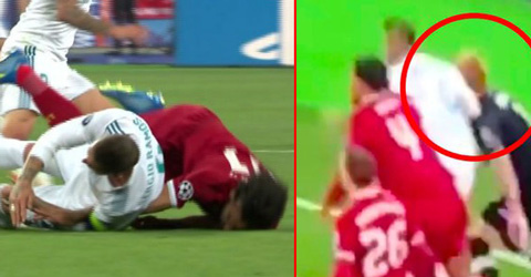 Ramos bị CĐV Malta la ó vì đòn bẩn với Salah