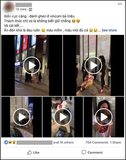 Xôn xao clip cô gái trẻ bị nhiều phụ nữ lột váy, tát tới tấp vào mặt: Mày dám bảo chị tao không biết giữ chồng à?