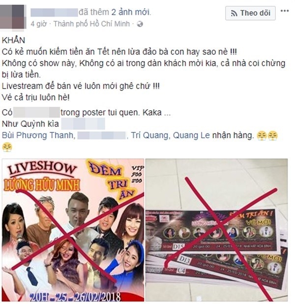 Như Quỳnh bị kẻ xấu mạo danh lừa đảo người thân, bầu show