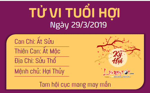 Tử vi thứ 6 ngày 29/3/2019 của 12 con giáp: Hợi may mắn gõ cửa, Dậu gặp phải tiểu nhân Tử vi thứ 6 ngày 29/3/2019 của 12 con giáp: Hợi may mắn gõ cửa, Dậu gặp phải tiểu nhân