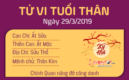 Tử vi thứ 6 ngày 29/3/2019 của 12 con giáp: Hợi may mắn gõ cửa, Dậu gặp phải tiểu nhân Tử vi thứ 6 ngày 29/3/2019 của 12 con giáp: Hợi may mắn gõ cửa, Dậu gặp phải tiểu nhân