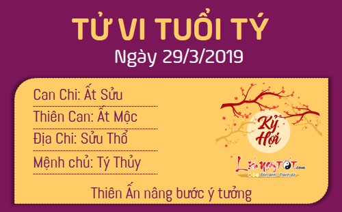 Tử vi thứ 6 ngày 29/3/2019 của 12 con giáp: Hợi may mắn gõ cửa, Dậu gặp phải tiểu nhân Tử vi thứ 6 ngày 29/3/2019 của 12 con giáp: Hợi may mắn gõ cửa, Dậu gặp phải tiểu nhân