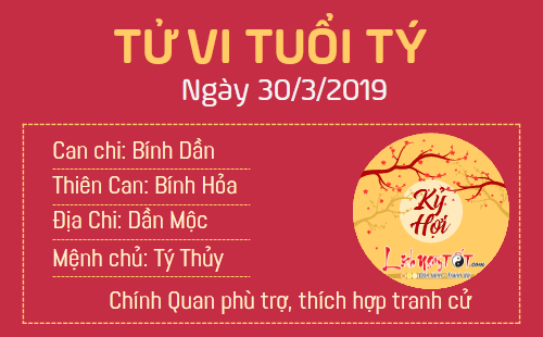 Tử vi thứ 7 ngày 30/3/2019 của 12 con giáp: Tuất có thu nhập bất ngờ, Tị gặp thị phi tai tiếng Tử vi thứ 7 ngày 30/3/2019 của 12 con giáp: Tuất có thu nhập bất ngờ, Tị gặp thị phi tai tiếng
