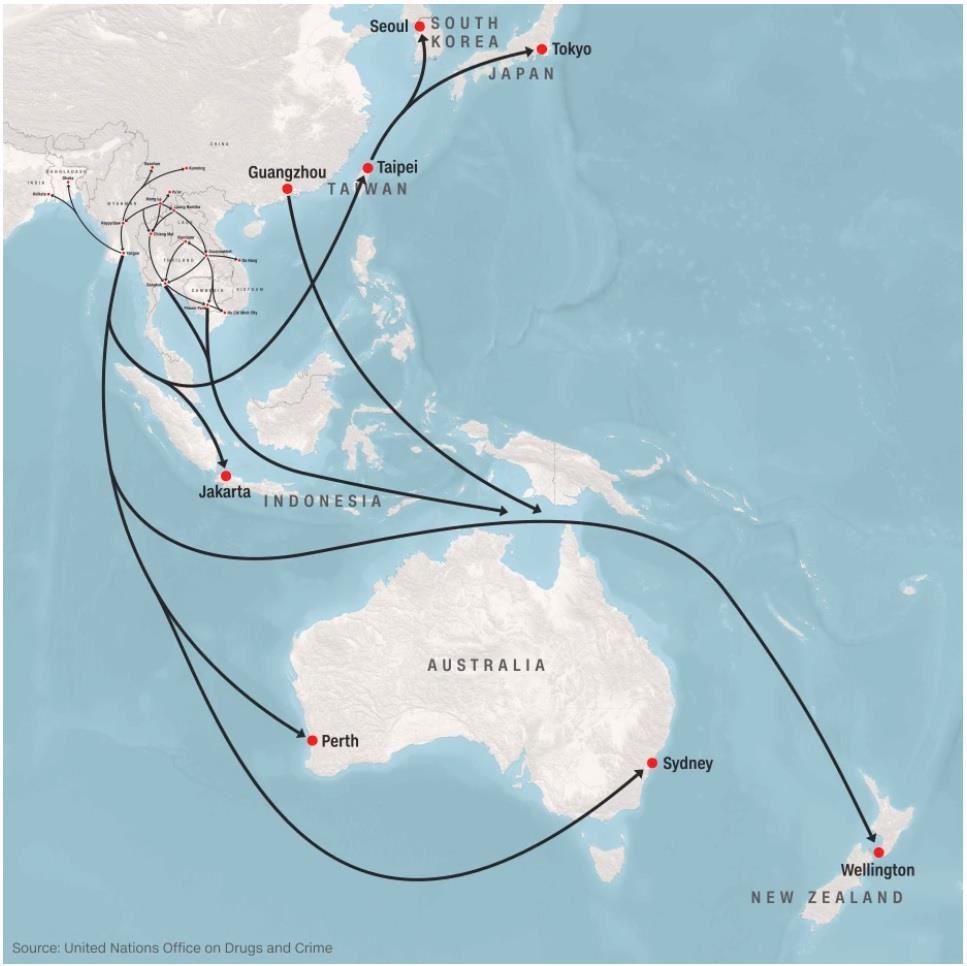 Bắt ma túy khủng ở TP.HCM - bùng nổ từ Tam giác Vàng tới châu Á