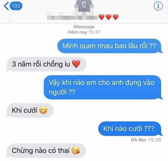 Dở khóc dở cười trước cô bạn gái yêu 3 năm không cho bạn trai đụng vào người nhưng lại chỉ đồng ý cưới khi nào có thai