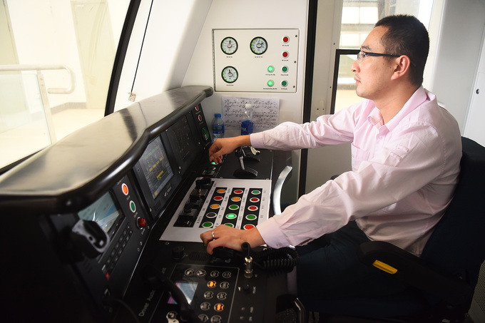 Đường sắt Cát Linh - Hà Đông vận hành thử nhà ga