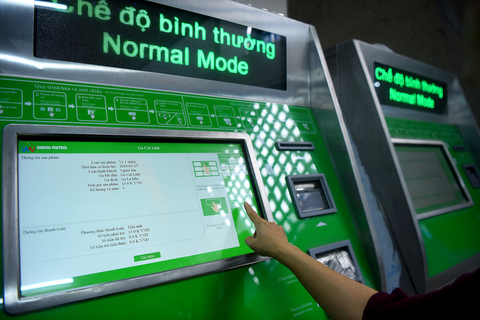 Đường sắt Cát Linh - Hà Đông vận hành thử nhà ga