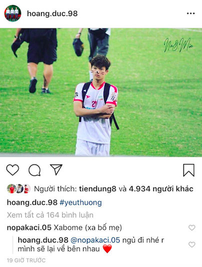 Xuất hiện 1 couple cầu thủ mới đang được fan đẩy thuyền không thua gì Tư Dũng - Đình Trọng