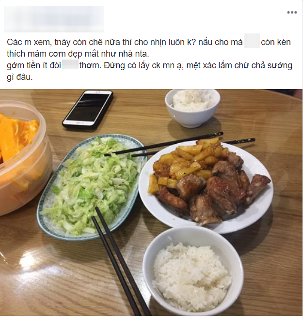 Chê chồng hạch sách khi tiền thì ít mà đòi ăn sang như nhà hàng, cô vợ bị chị em xúm lại mắng nhiếc vì điều này