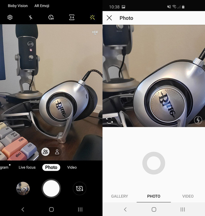Không nên dùng ứng dụng bên thứ 3 để selfie cùng Galaxy S10