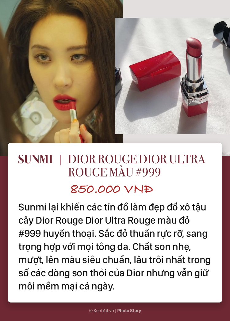 Cùng săm soi 5 thỏi son ruột được những nữ thần hàng đầu Kpop ưa chuộng