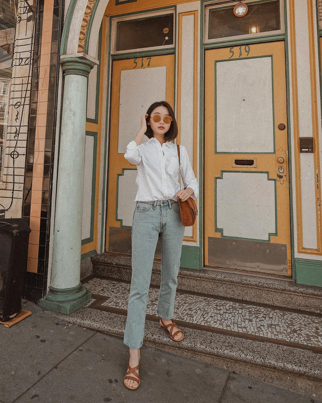 Bạn sẽ không còn nghĩ áo sơ mi trắng nhạt như nước ốc nếu biết 10 cách diện 100% sành điệu, hút mắt này