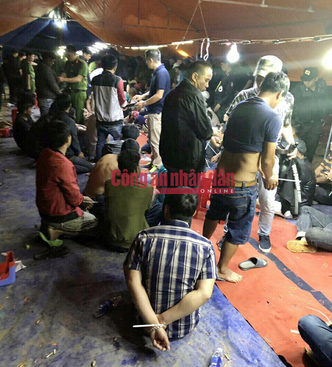 Gian nan triệt phá sới bạc khủng ở Tây Nguyên