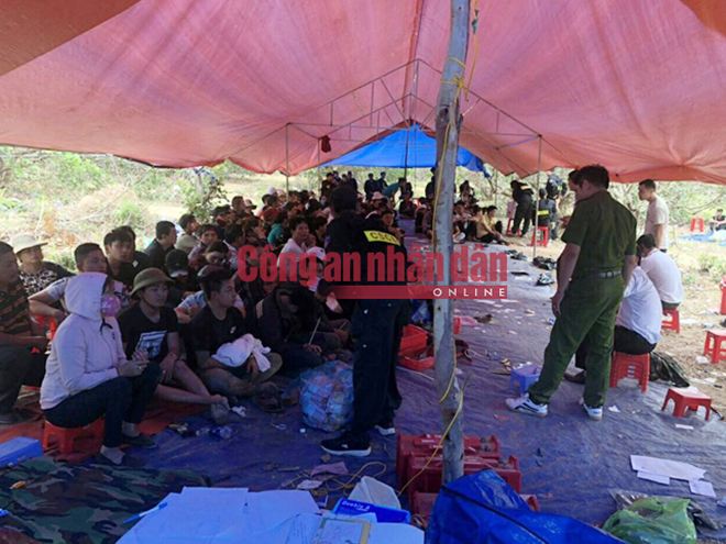 Gian nan triệt phá sới bạc khủng ở Tây Nguyên