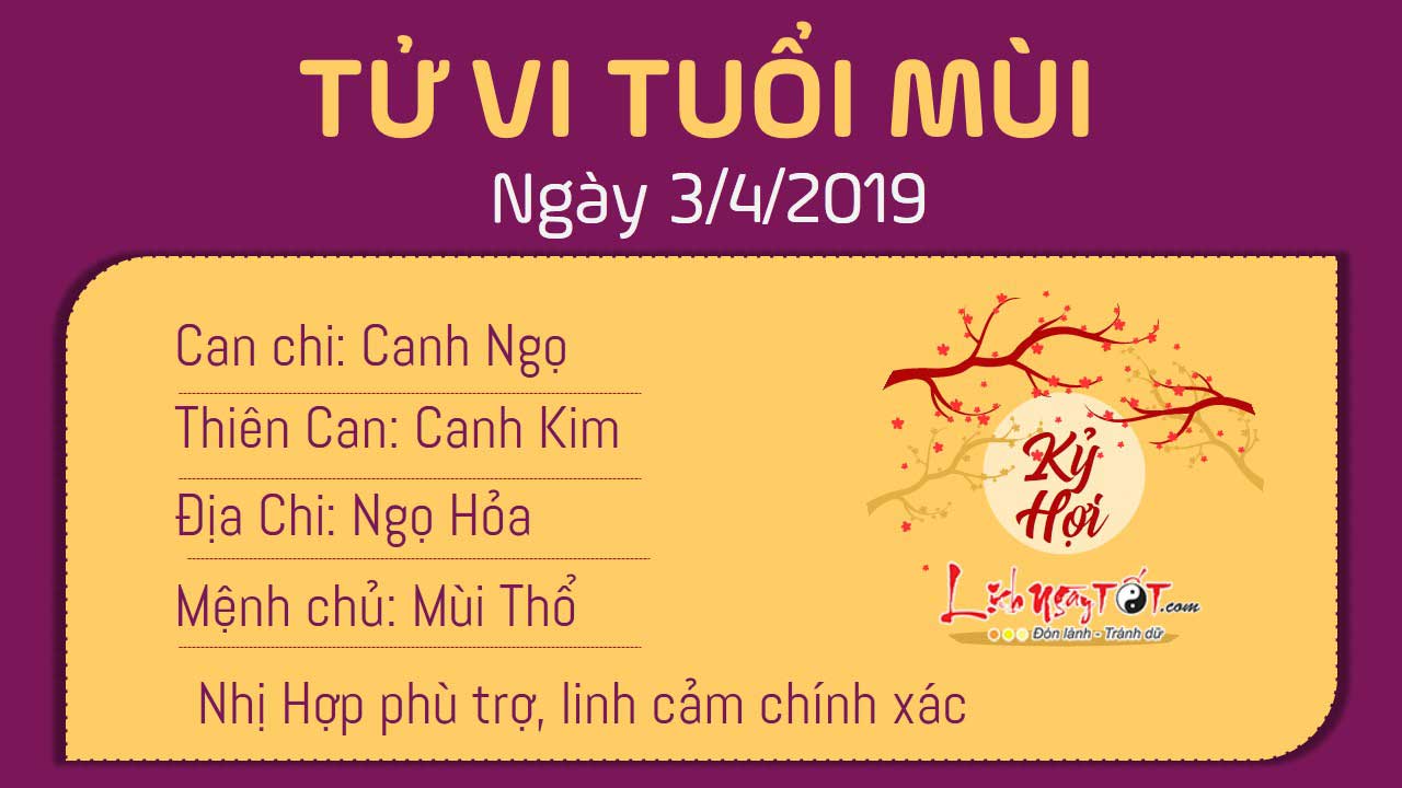 Tử vi thứ 4 ngày 3/4/2019 của 12 con giáp: Ngọ có cơ hội thăng tiến, Thân tranh cãi với đồng nghiệp