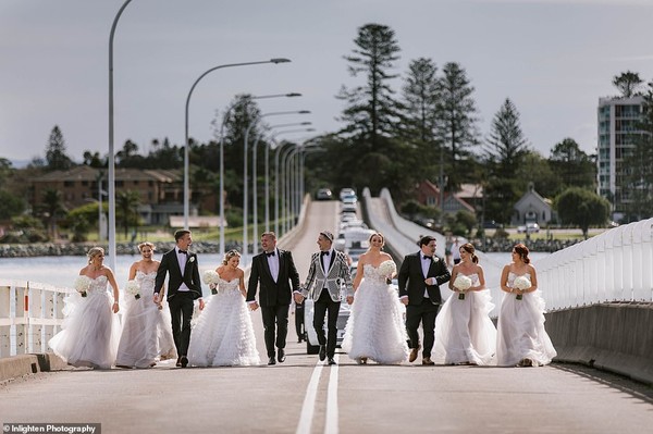 Choáng với siêu đám cưới 23 tỷ toàn kim cương và pha lê của cặp đồng tính nam