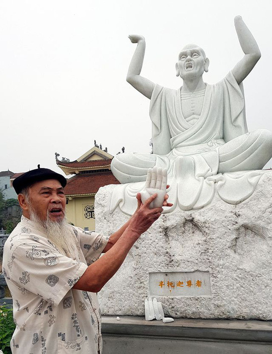 16 pho tượng La Hán trong ngôi chùa cổ bất ngờ bị đập phá trong đêm