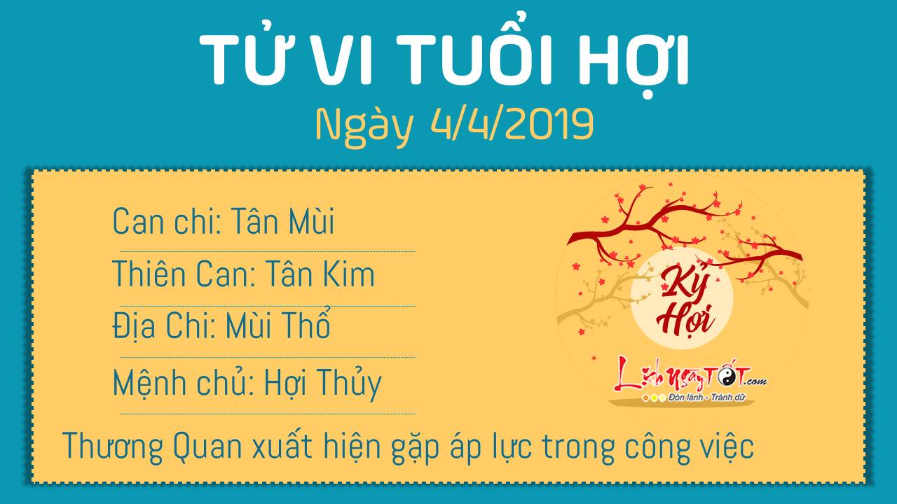 Tử vi thứ 5 ngày 4/4/2019 của 12 con giáp: Mão có khoản tiền bất ngờ, Ngọ bị Thiên Quan ám quẻ