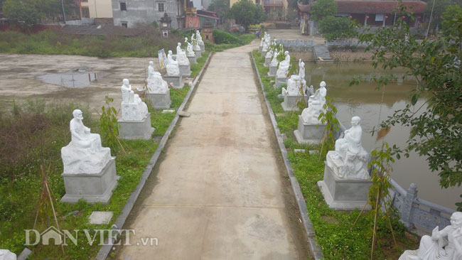 Cận cảnh 16 pho tượng đá ngọc bị đập phá ở ngôi chùa cổ Hà Nội