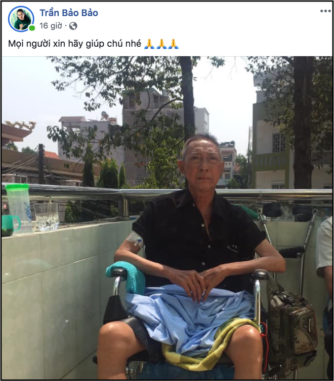 MC Đại Nghĩa đứng ra kêu gọi giúp đỡ nghệ sĩ Lê Bình: Hãy cùng chia sẻ với chú bằng những gì thiết thực nhất trước khi quá muộn