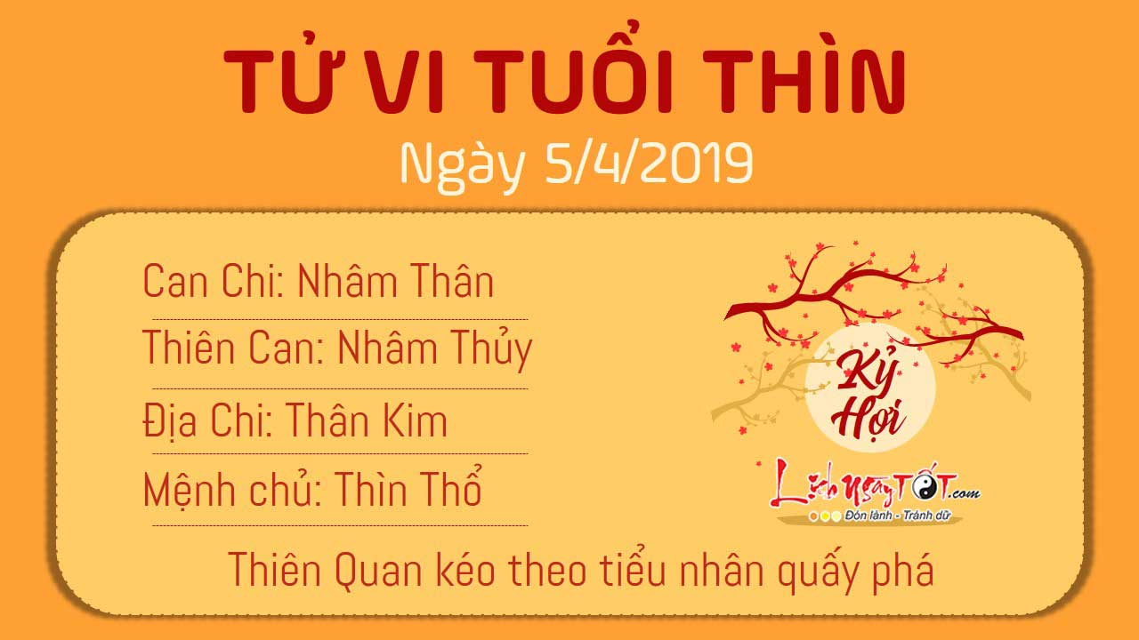 Tử vi ngày 5/4/2019 thứ 6 của 12 con giáp: Tị được quý nhân nâng đỡ, Dần bị kẻ thứ 3 phá nát hôn nhân