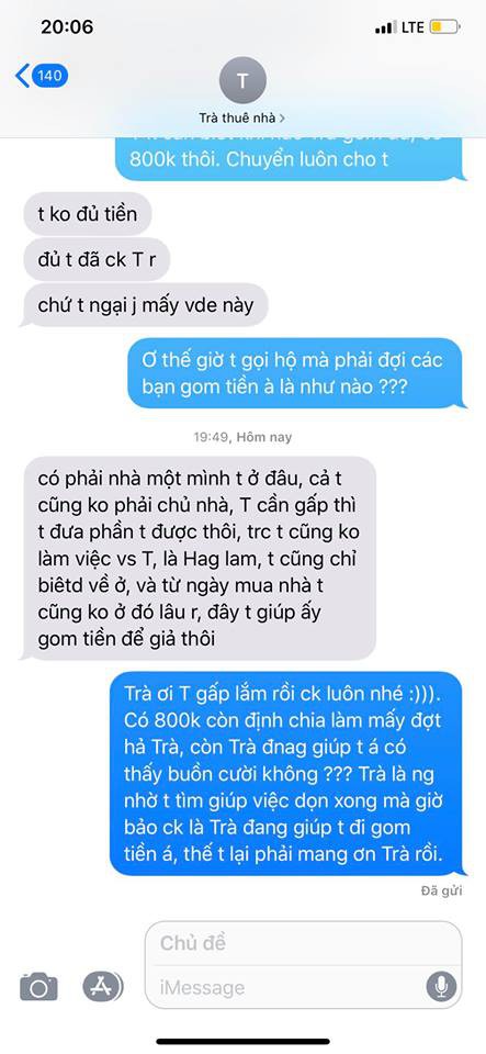 Nam chủ trọ phát hờn với 3 cô gái sang chảnh thuê nhà, rời đi đã để lại bãi rác còn bùng luôn 800k tiền dọn phòng