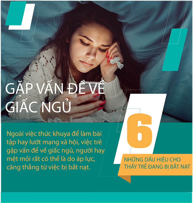 Infographic: Dấu hiệu nhận biết trẻ đang bị bắt nạt trong trường học