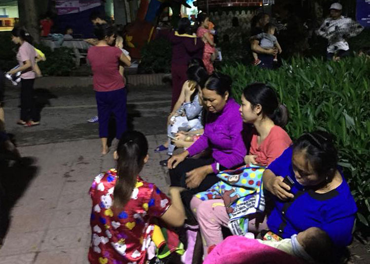 Cháy ở Bệnh viện Nhi Trung ương, bệnh nhân náo loạn