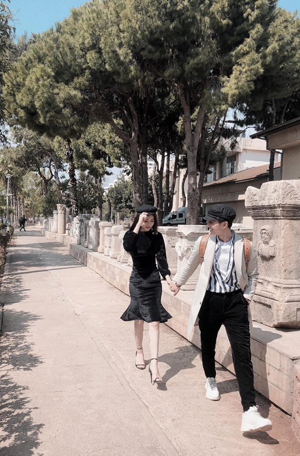 Á hậu Phương Nga và bạn trai tình bể tình ở Thổ Nhĩ Kỳ