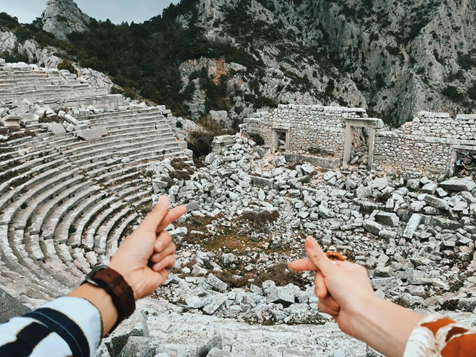 Á hậu Phương Nga và bạn trai tình bể tình ở Thổ Nhĩ Kỳ