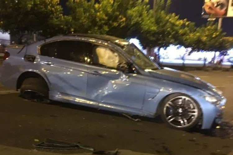 Hàng hiếm BMW M3 cũ của Cường Đôla gặp nạn ở Sài Gòn