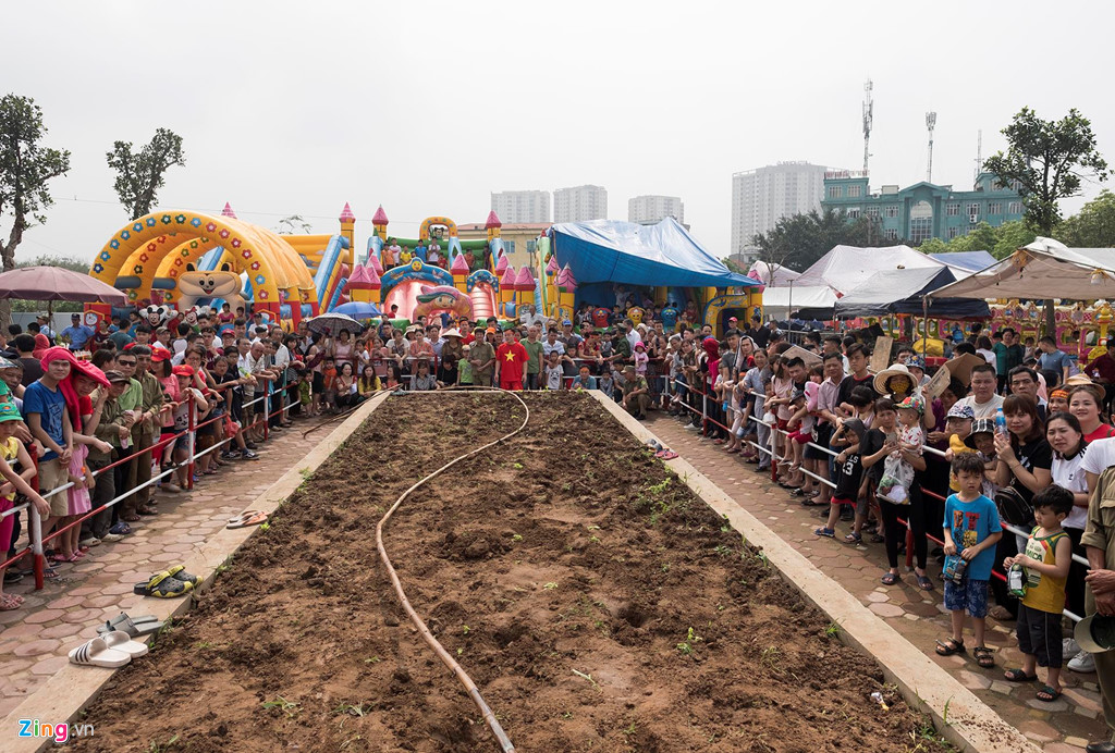 Trai tráng to khoẻ, mình trần ngồi thi kéo co giữa trời nắng