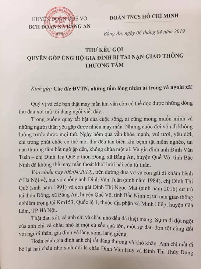 Vụ cả gia đình tử nạn trên đường đi khám bệnh: Cặp song sinh không biết chuyện, đến khi phát tang đọc tên bố mẹ và em, các cháu mới khóc thét... Vụ cả gia đình tử nạn trên đường đi khám bệnh: Cặp song sinh không biết chuyện, đến khi phát tang đọc tên bố mẹ và em, các cháu mới khóc thét...