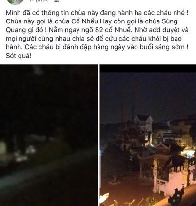 Sự thật những đứa trẻ cần được giải thoát vì bị sư trụ trì hành hạ, đánh đập tàn bạo mỗi tối ở Hà Nội