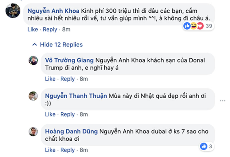 Vì quá mệt mỏi, Khoa Pug nói sẽ cầm 300 triệu đi nước ngoài xả stress và nhờ cộng đồng mạng gợi ý địa điểm