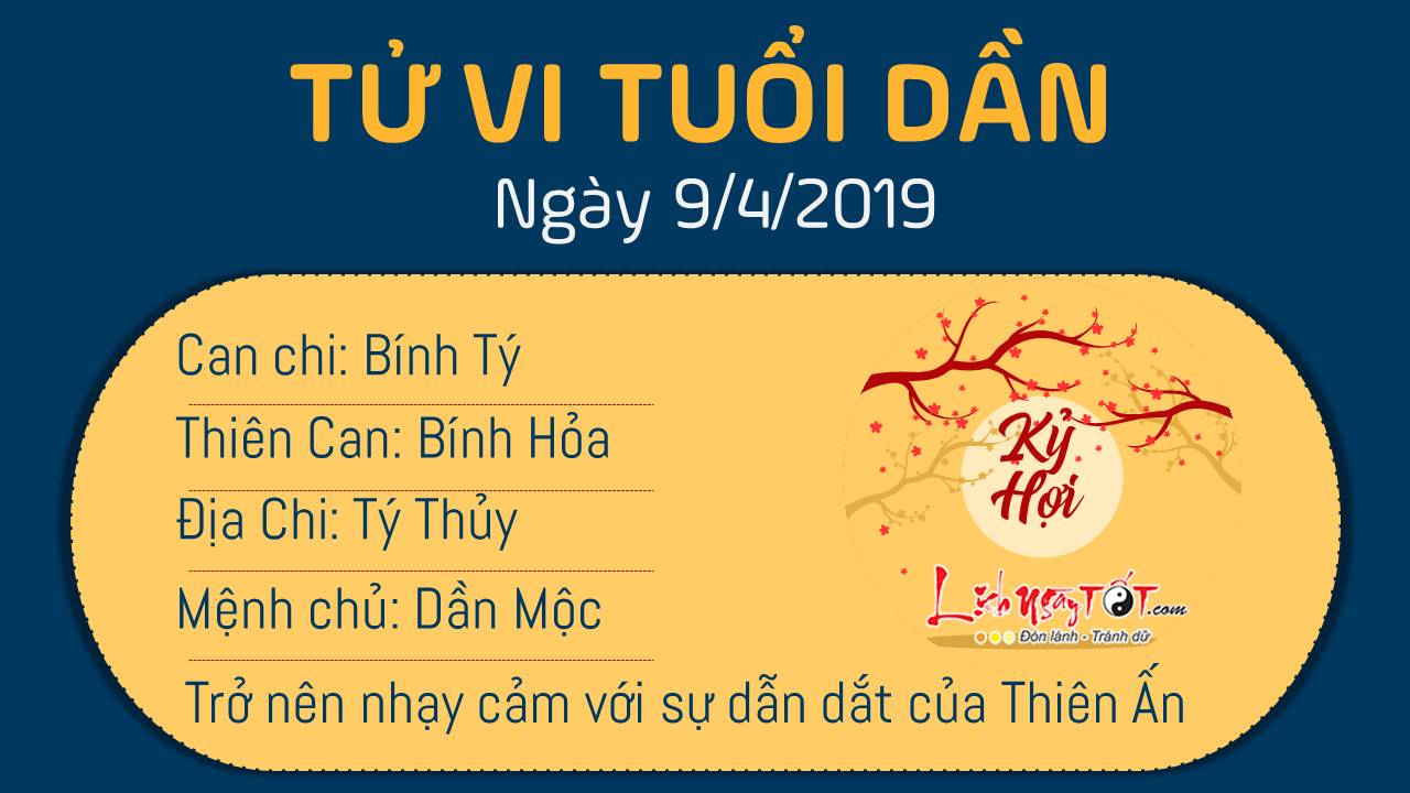 Tử vi thứ 3 ngày 9/4/2019 của 12 con giáp: Thân bất chợt phát tài, Hợi vô tình gặp rắc rối