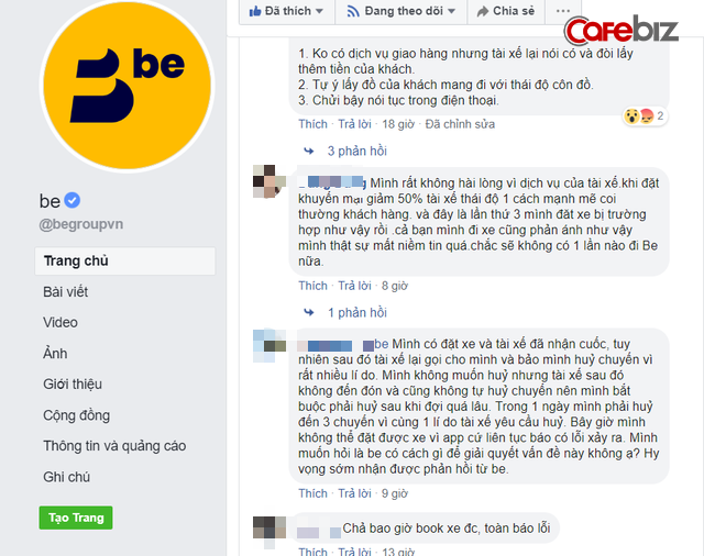 Hàng trăm tài xế beBike quây văn phòng Sài Gòn bức xúc vì bị giam thưởng: Tôi gác máy nghỉ 1 ngày, đêm đó Be báo tỷ lệ hủy lên 100%