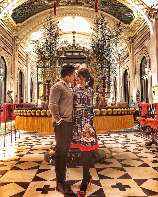 Tiểu thư nhà giàu Claret Giang Lê khoe hạnh phúc bên bạn trai hot boy